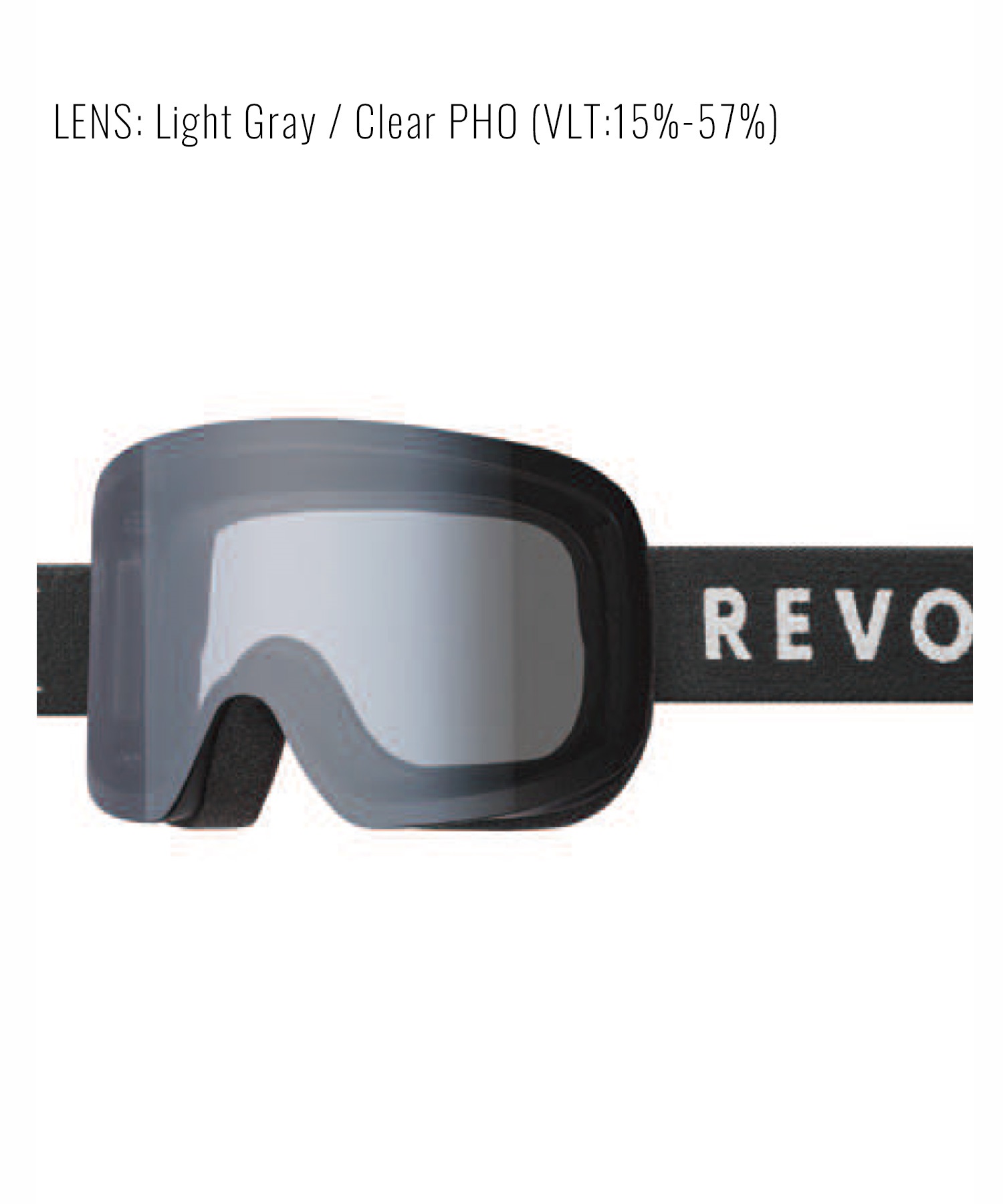 REVOLT リボルト FRAMELESS RC 調光レンズ 平面レンズ スノーボード