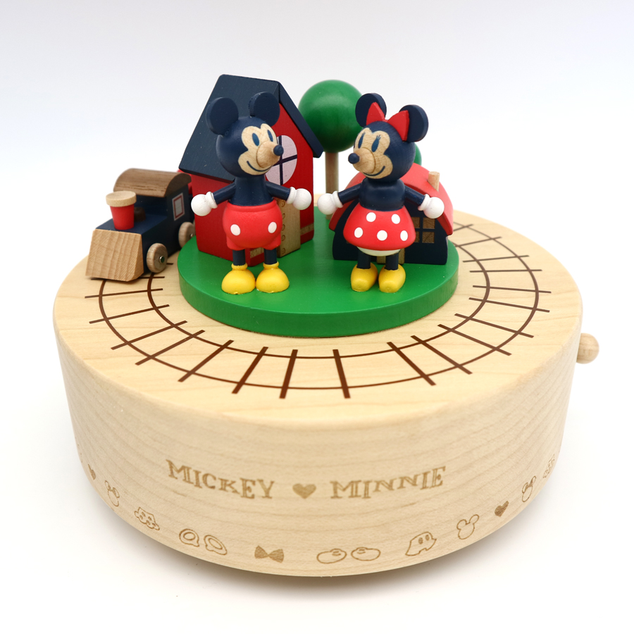 限定 ディズニーストアオリジナル オルゴール ミッキー&プルート 箱