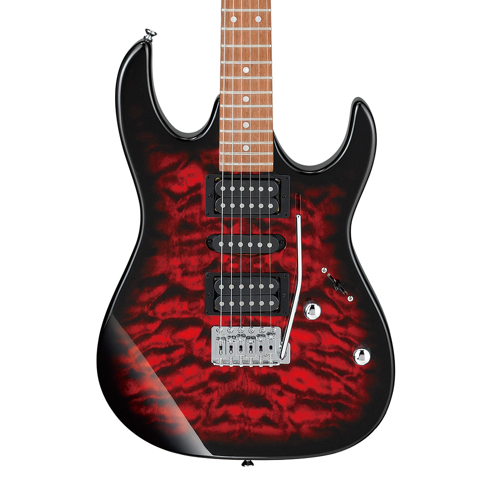 Ibanez Gio GRX70QA-TRB (Transparent Red Burst)｜ミュージックランドKEY