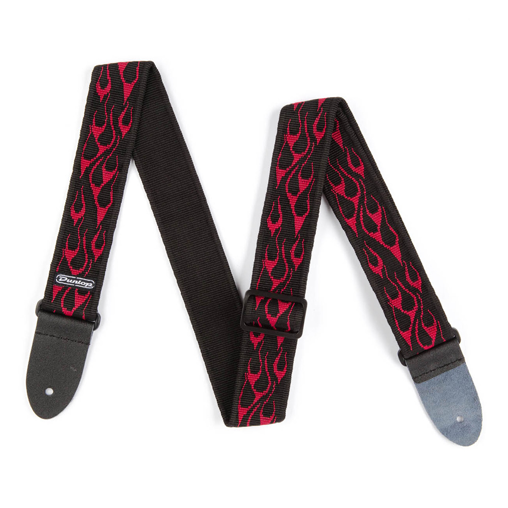 Jim Dunlop Classic Woven Strap Flambe Red [D38-11RD]｜ミュージック