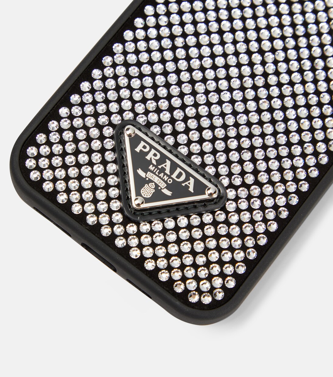 Crystal-embellished iPhone 13 case in gold - Prada | Mytheresa