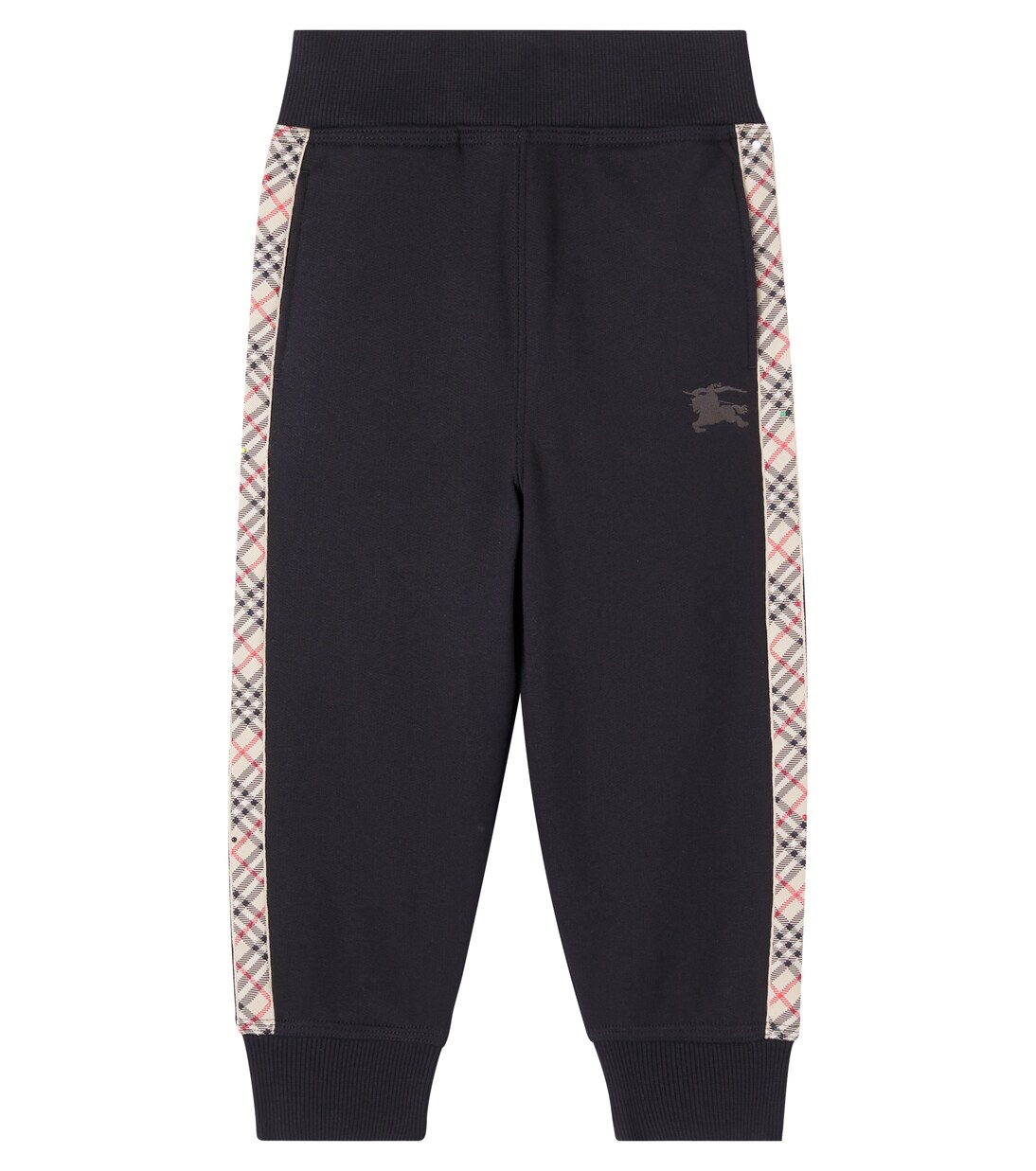 EKD Burberry Check cotton jersey sweatpants in black - Burberry