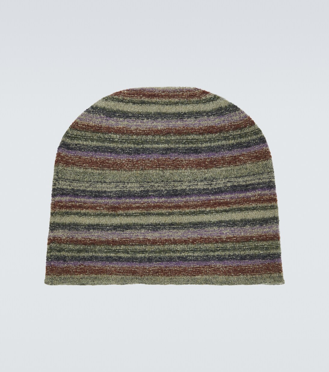 Striped virgin wool beanie in multicoloured - Ranra | Mytheresa