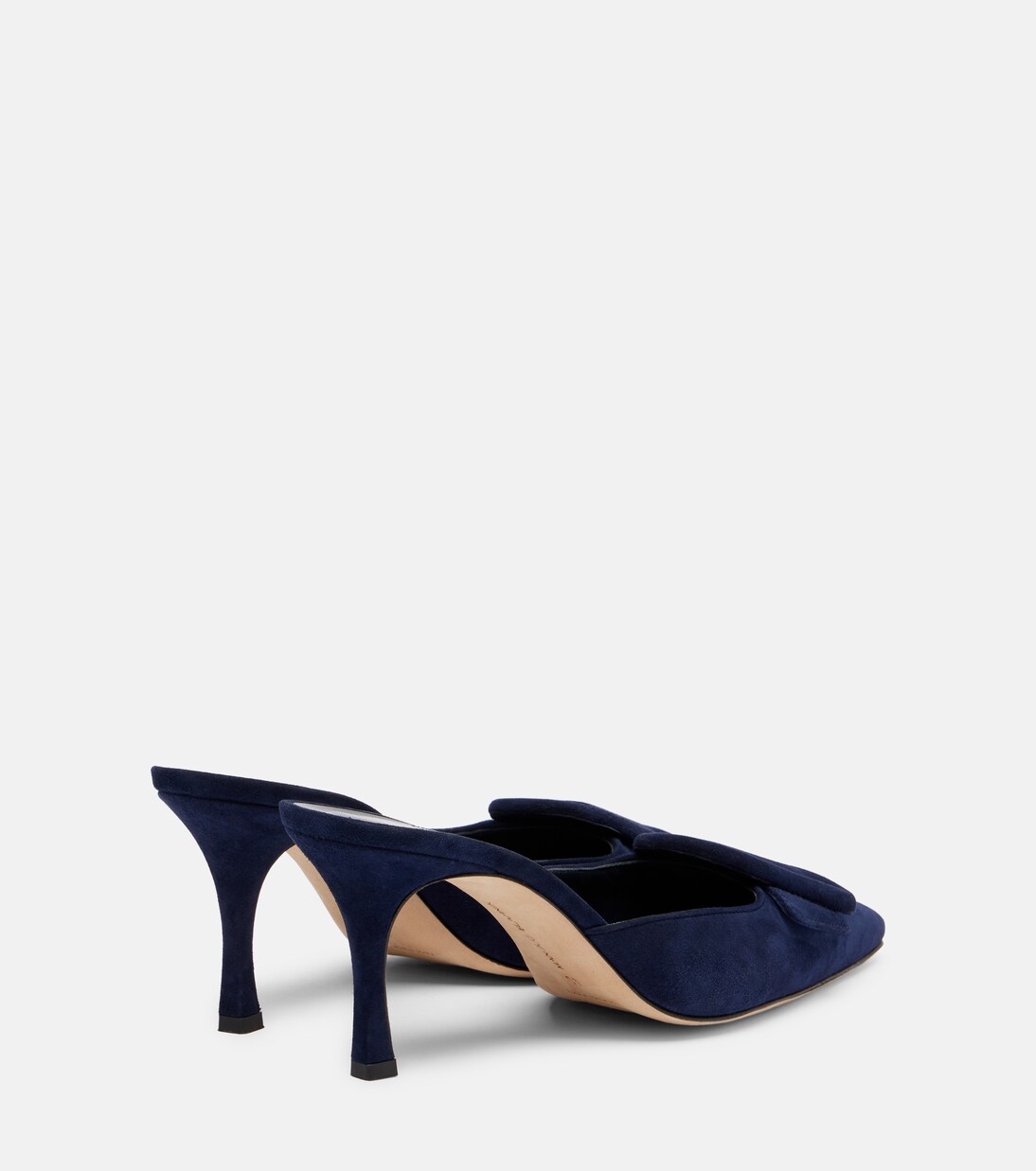 Maysale 70 suede mules in blue - Manolo Blahnik | Mytheresa