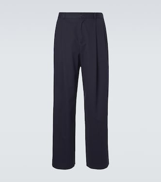 Wool gabardine suit pants in black - Prada | Mytheresa