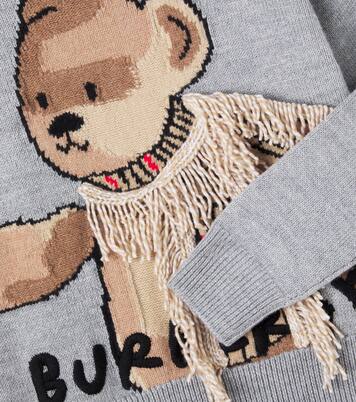 Thomas Bear wool sweater in grey - Burberry Kids | Mytheresa
