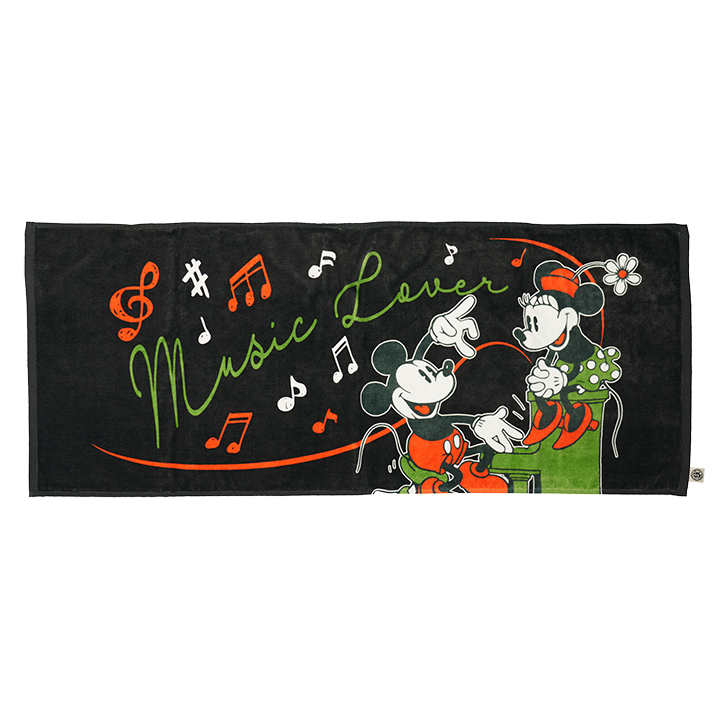 ディズニーデザインスペシャルグッズ】MUSIC LOVER フェイスタオル