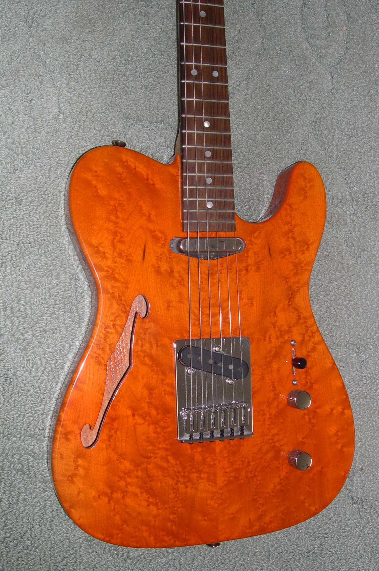 Bozo's Fender Guitar Pages - 1992 Warmoth Thinline Telecaster