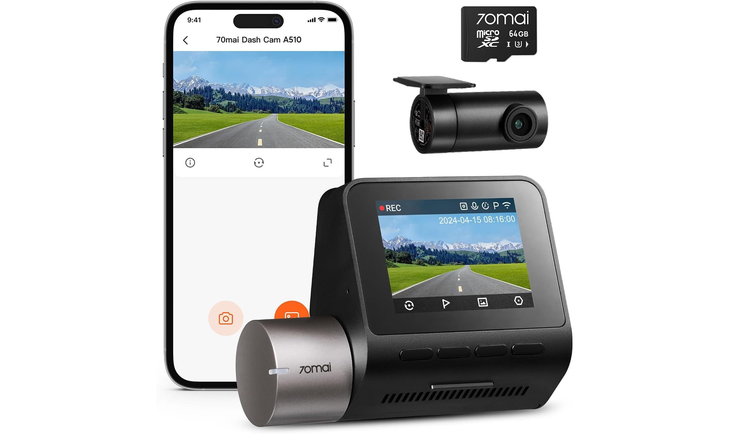 70mai A510 debuts as dash cam with extra added ADAS, Sony night