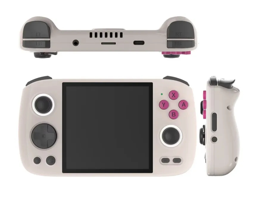 Anbernic RG Cube: Small retro gaming handheld detailed before