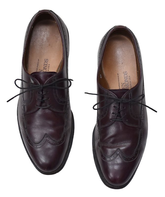 USA製】【アレンエドモンズ】【Allen Edmonds】【赤茶色】【ウイング