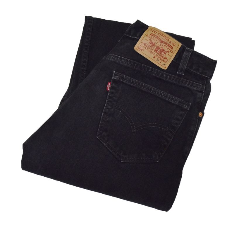 USA製【ビンテージ】【LEVI'S】【リーバイス505】505【黒】【デニム