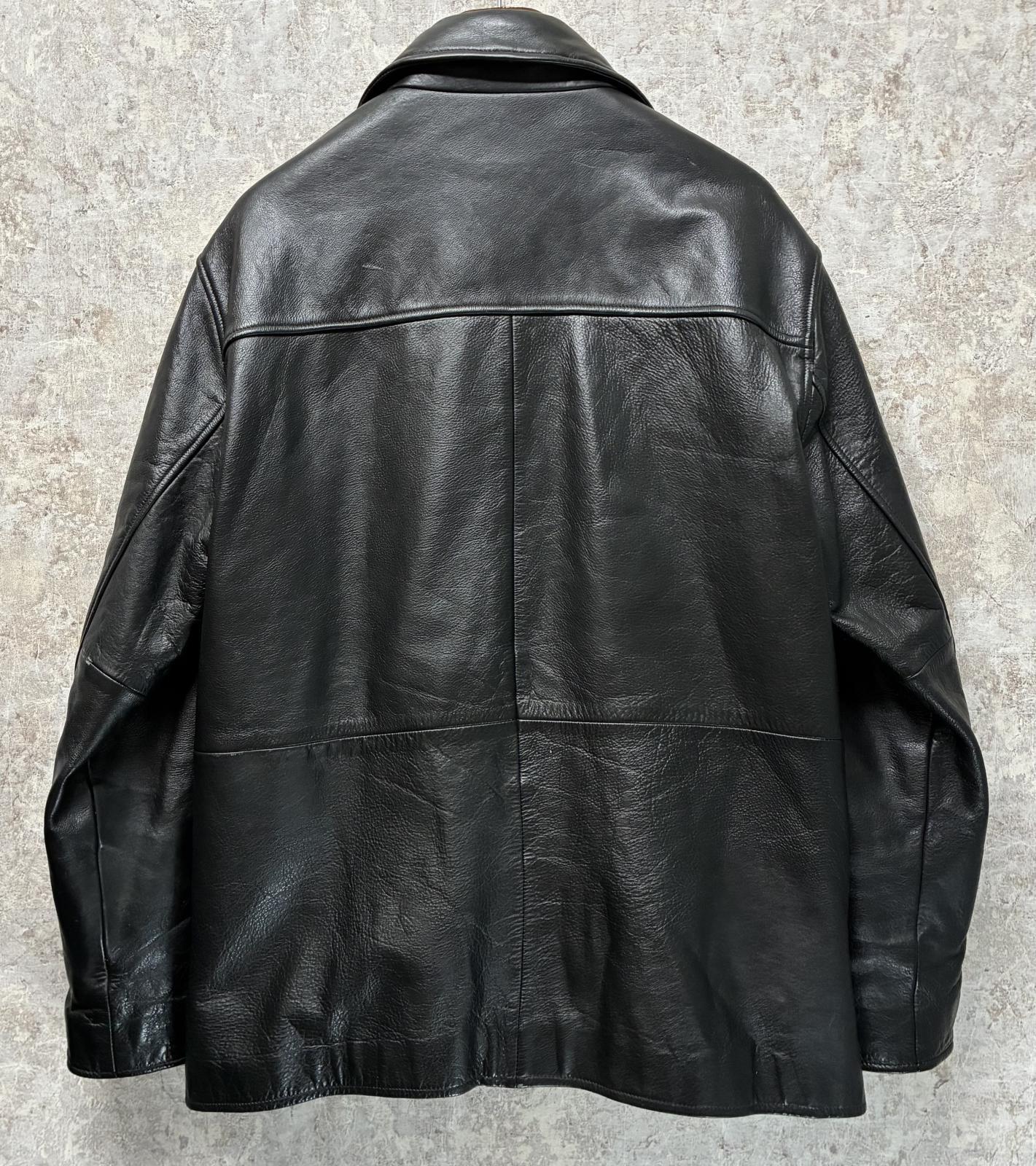 ビンテージ】【J.crew】【オールドJクルー】【黒】【レザージャケット