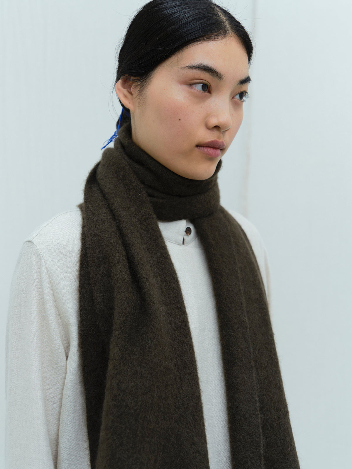 小物 YOKE / STILL JACQUARD LONG STOLE(ORANGE) 小物 YOKE / STILL