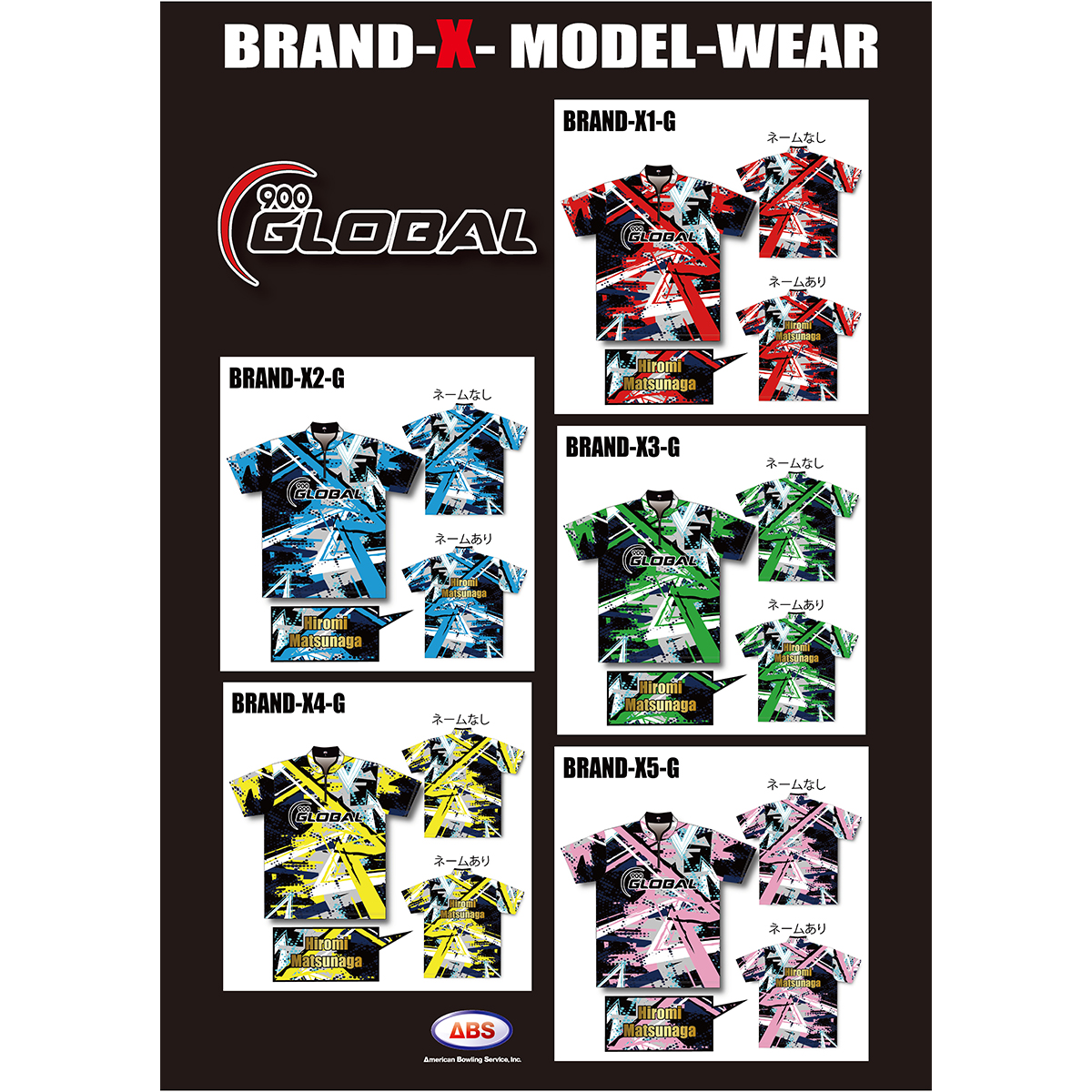 ブランドXモデルウエア(ロゴ:900GLOBAL) [ABS(専用フォーム)] - 9,867