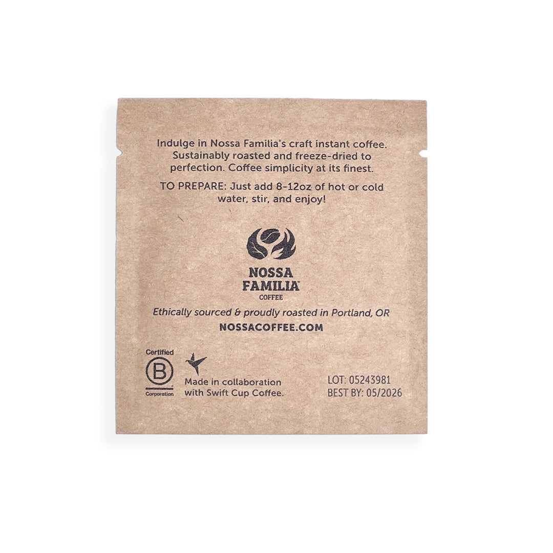Instant Coffee 6 Pack – Nossa Familia Coffee