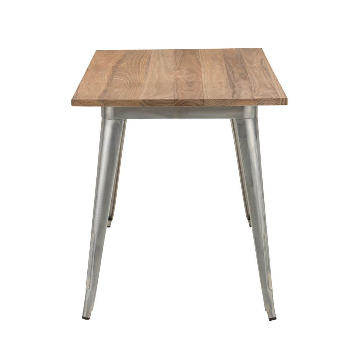 テーブルTC140-70M【送料無料】 ガルバナイズド/ナチュラル | NOCE