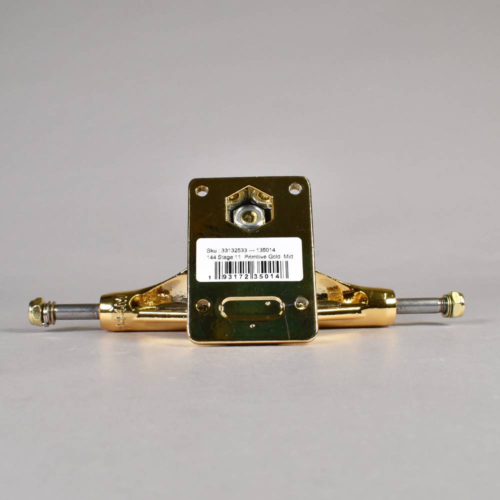 Independent Trucks X Primitive 144 Mid Gold Skateboard Trucks