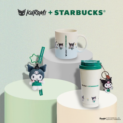 大人気コレクション第2弾『KUROMI + Starbucks Collection Phase 2