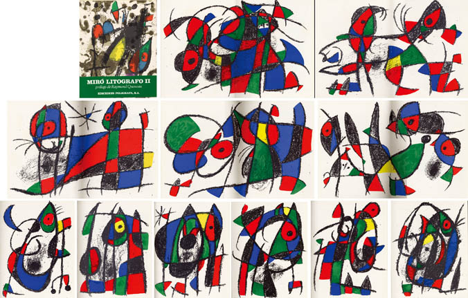 ミロ リトグラフ II Miro Litografo 1953-1963 / Joan Miro | Natsume