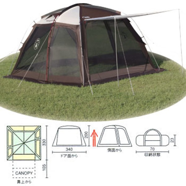 美品】コールマンウェザーマスター スクエアタープL Coleman