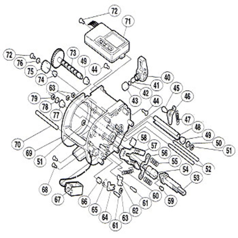 シマノSHIMANO デジタナSLS TM6000XT 美品 コード クランプ シマノ