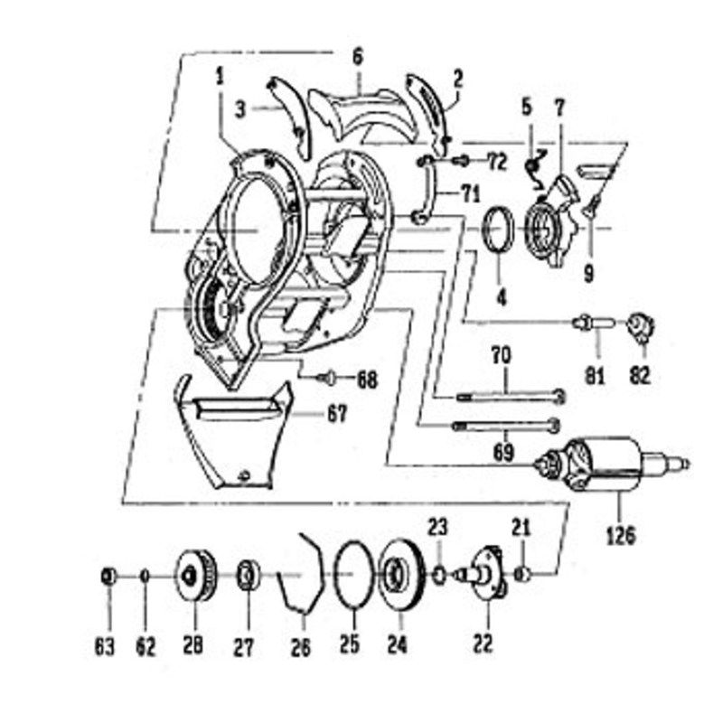 ダイワ(Daiwa) パーツ:レオブリッツ 270MM モーターケースリング NO