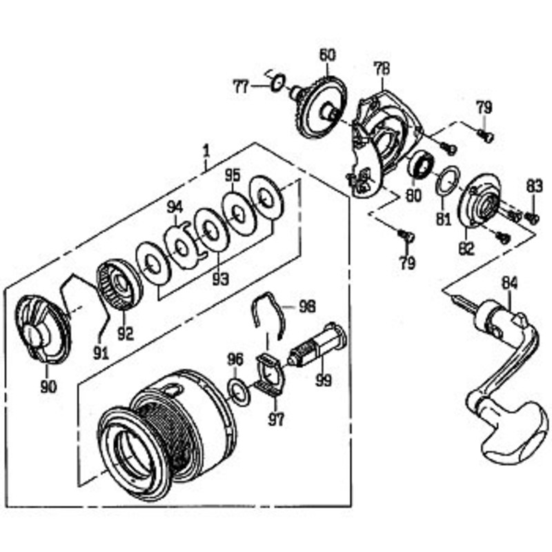 ダイワ(Daiwa) パーツ:10プレイソ 3000LBD ドライブボールベアリング