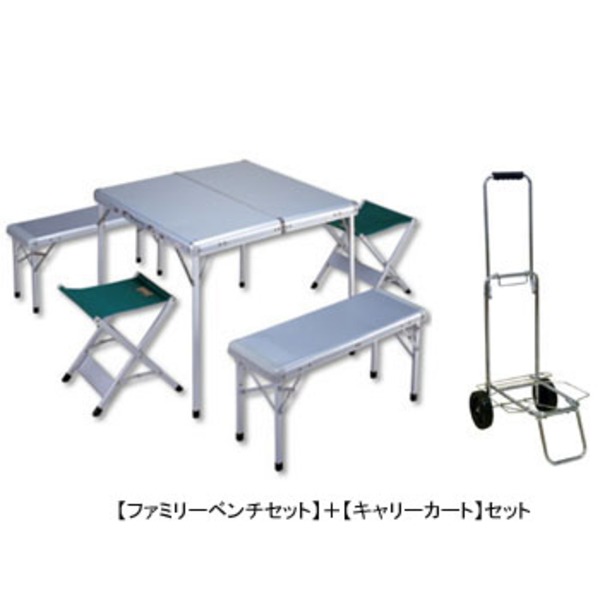 廃盤]Coleman ファミリーベンチセット6人掛け170-5783折り畳み Amazon