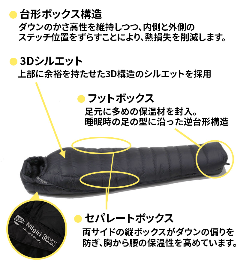 イスカ(ISUKA) ISUKA×naturum ダウンプラス ニルギリ EXN -15℃ 180401