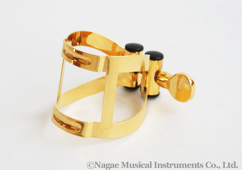 バンドレン アルトサックスリガチャー＆キャップM/O ゴールド LC57GP