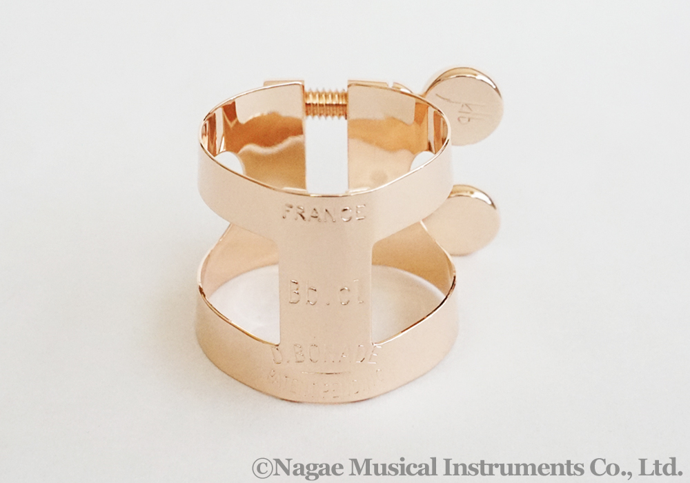 ボナード B♭クラリネットリガチャー 逆締め ピンクゴールド PGP