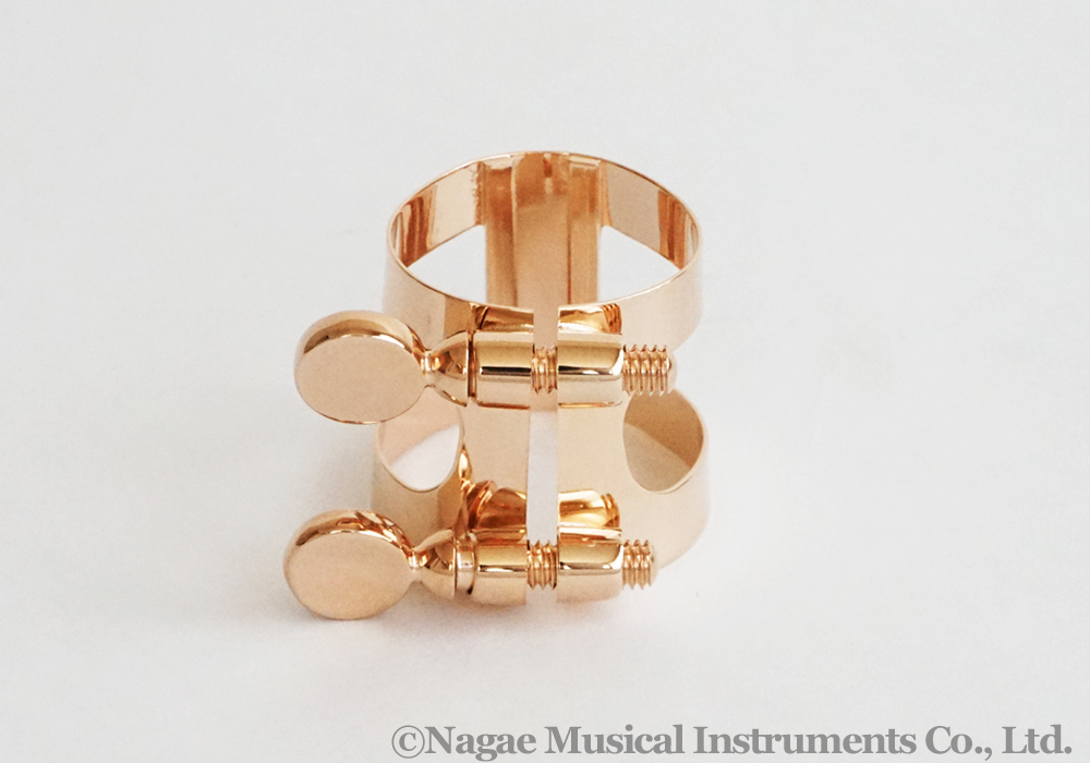 ボナード E♭クラリネットリガチャー 逆締め ピンクゴールド PGP