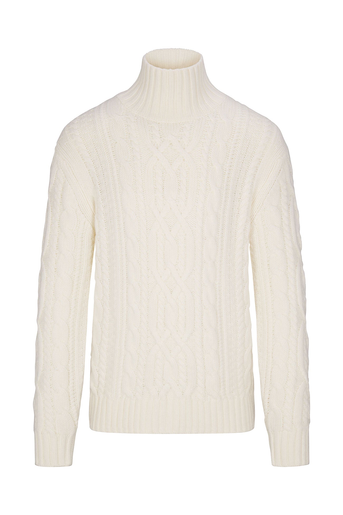 Men's Henry Cable Knit Turtleneck Cashmere Sweater – NAKEDCASHMERE