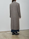 Namu Shop - Auralee Lama Shetland Wool Tweed Chesterfield Coat
