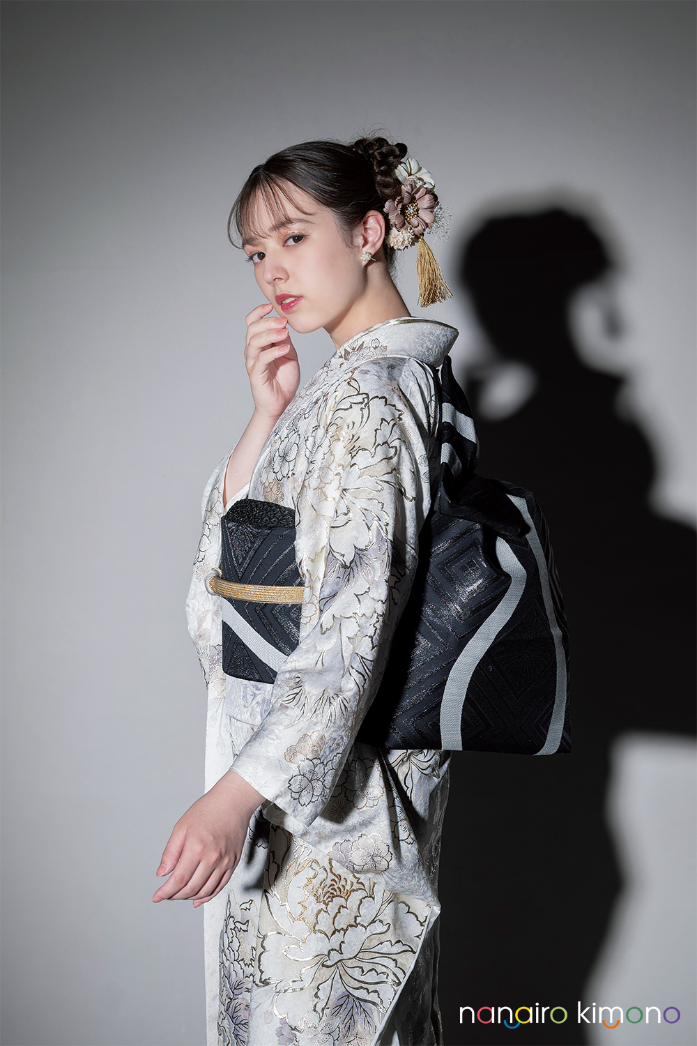 ナナイロキモノWEBショップ / 振袖フルセット｜白色・シルバー色