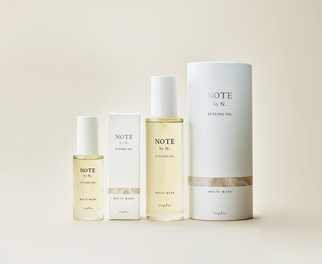 NOTE by N. スタイリングオイル ホワイト ムスク | 美容師向けページ