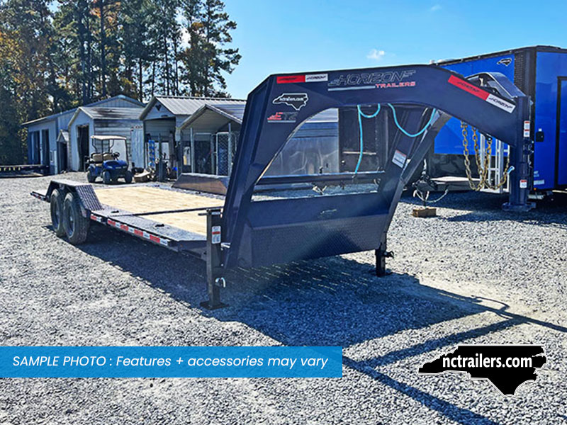 2025 Horizon ETZ 8.5x24 Gooseneck Equipment Trailer 60/40 Tilt 15K