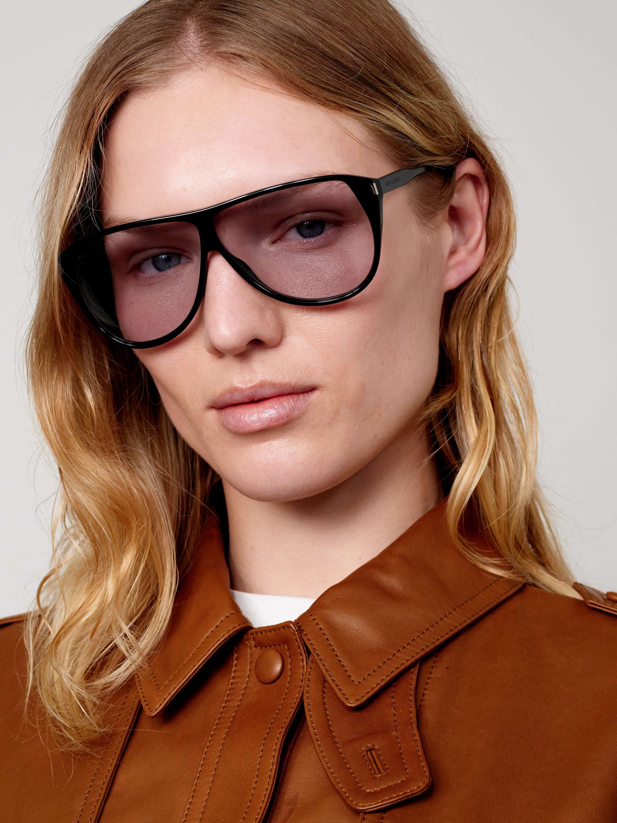 SAINT LAURENT EYEWEAR Aviator-style acetate sunglasses | NET-A-PORTER