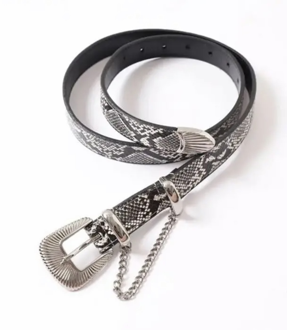 JieDa (ジエダ) Jie-19W-GD11 WESTERN BELT (snake) s.t.c｜洋服・小物