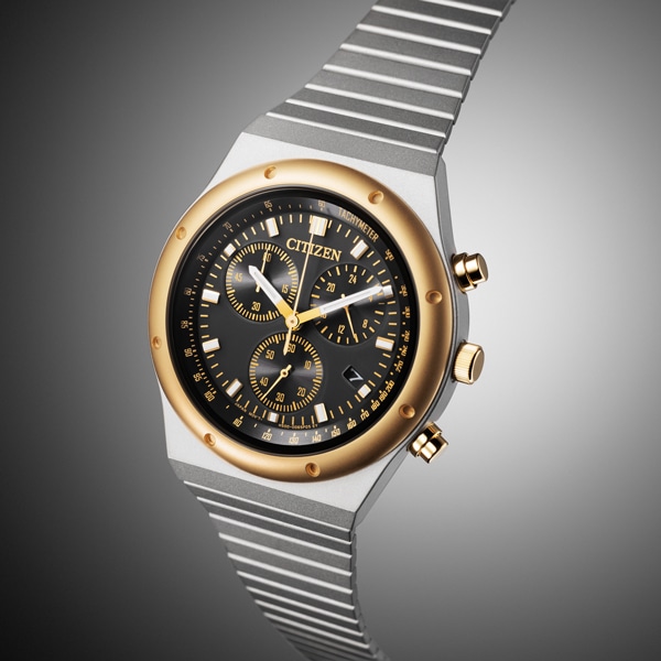 RECORD LABEL 光発電エコ・ドライブ 1984 chronograph 限定モデル