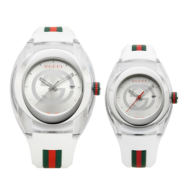 GUCCI ペアウォッチ YA137116/YA137301 クォーツ EC限定セット