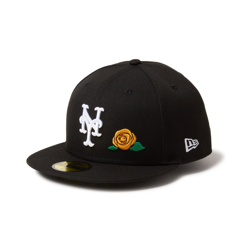 59FIFTY With Rose ニューヨーク・メッツ ブラック | ニューエラ