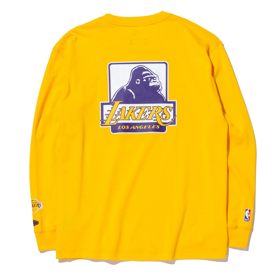 長袖 コットン Tシャツ XLARGE x NBA ロサンゼルス・レイカーズ