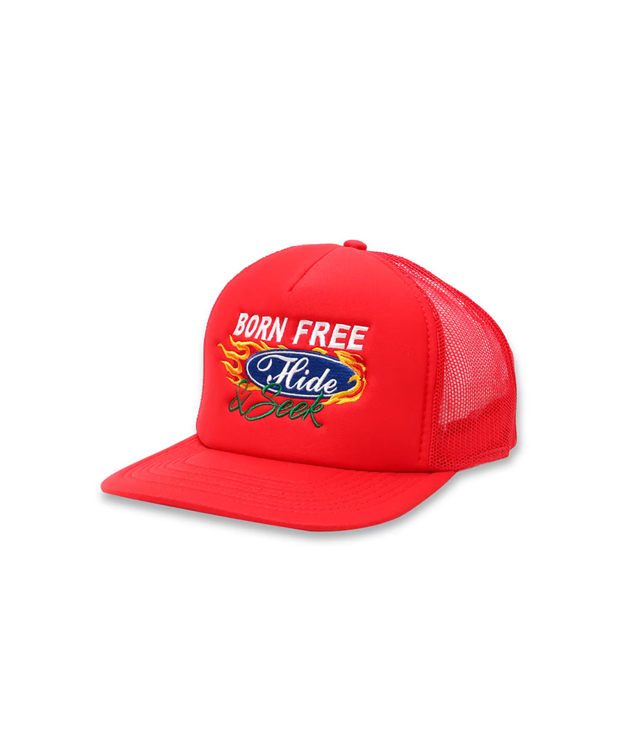 HIDEANDSEEK(ハイドアンドシーク) キャップ Racing Mesh CAP HG-070824