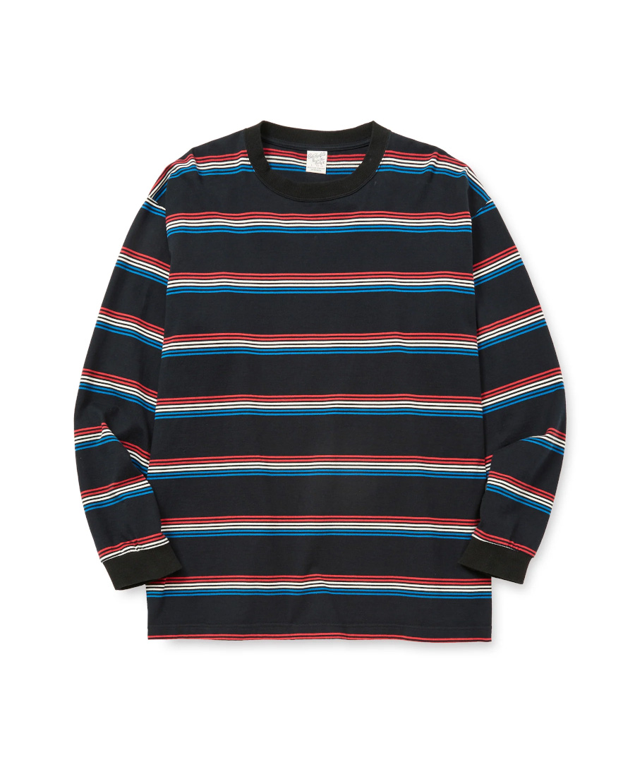 CALEE(キャリー) ロングスリーブTシャツ HARLEY BORDER L/S CS CL