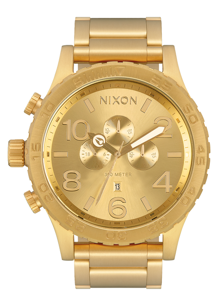 51-30 Chrono Watch | All Gold | Men's Stainless Steel – Nixon US