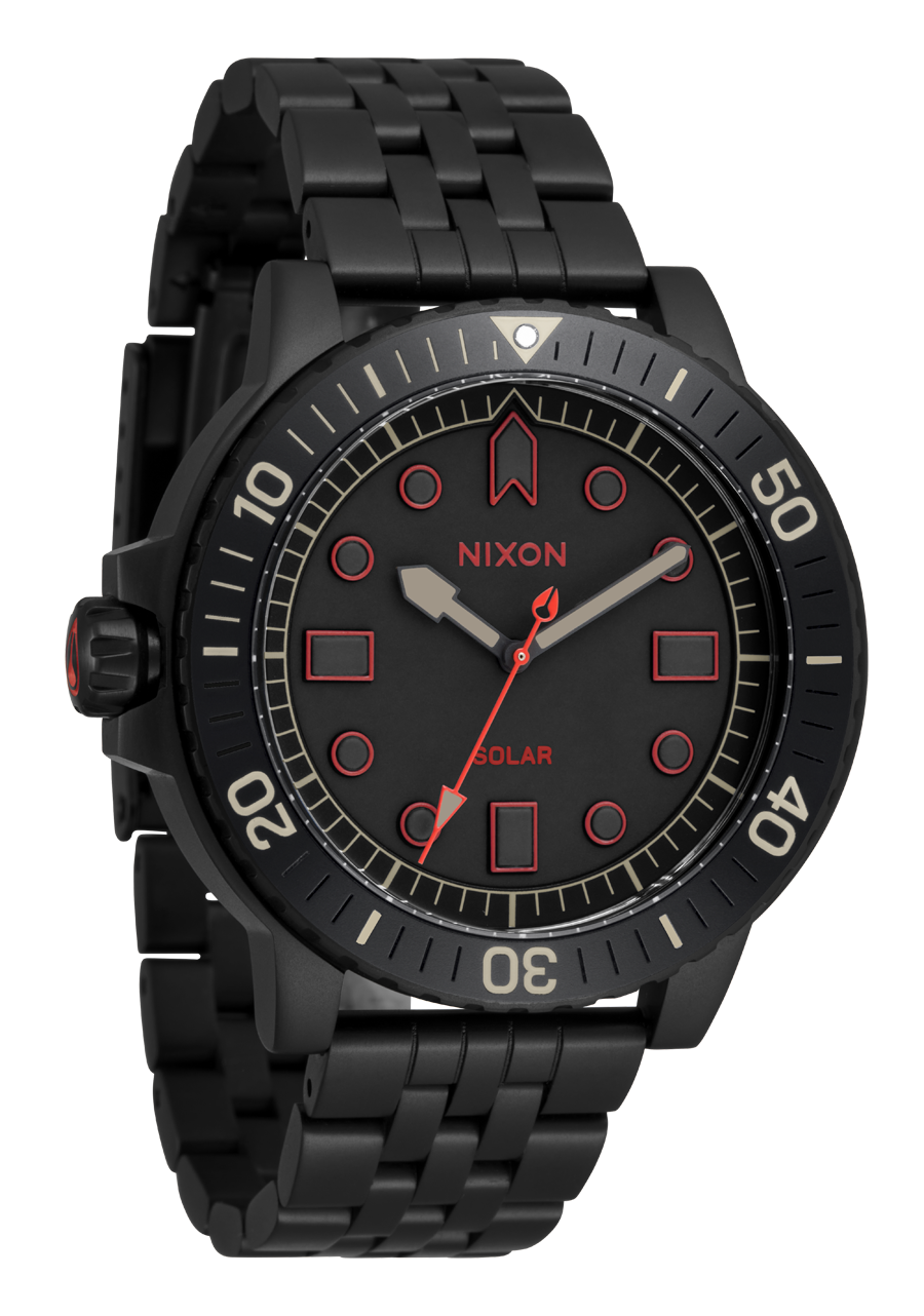 Stinger 44 Watch | All Black / Lum | Stainless Steel Dive Watch