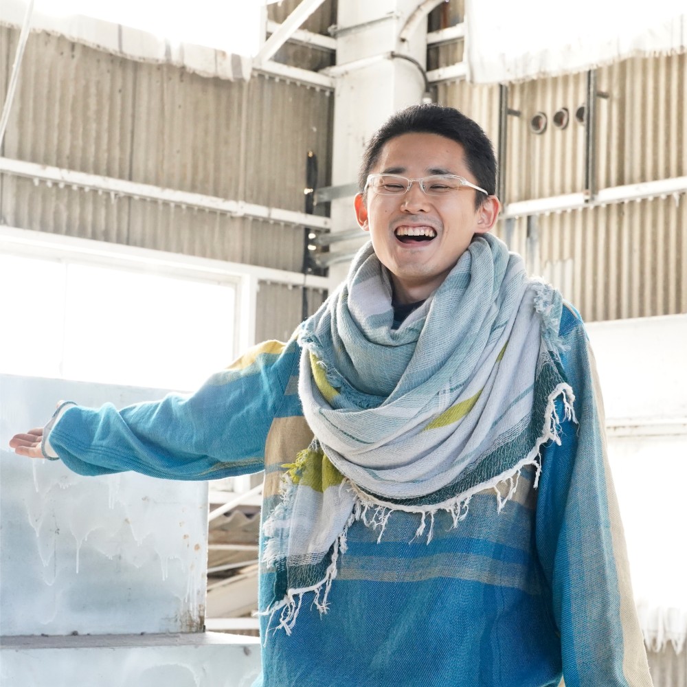 roots shawl BIG | tamaki niime