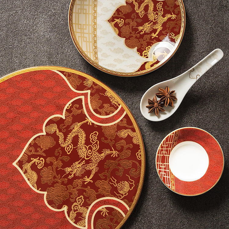 13.5cmスープスプーン｜中華用ブランド食器｜NOVEL DRAGON｜ニッコー